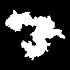 Sofia Province map, province of Bulgaria. Vector illustration.