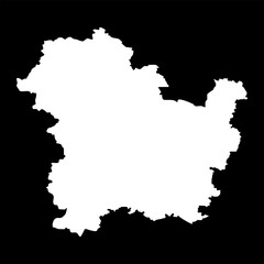 Targovishte Province map, province of Bulgaria. Vector illustration.