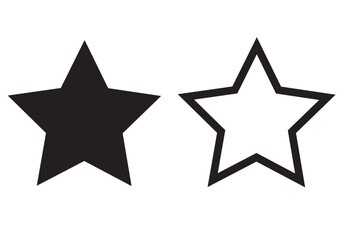 Obraz premium Star Icon vector. rating icon vector. favourite star icon
