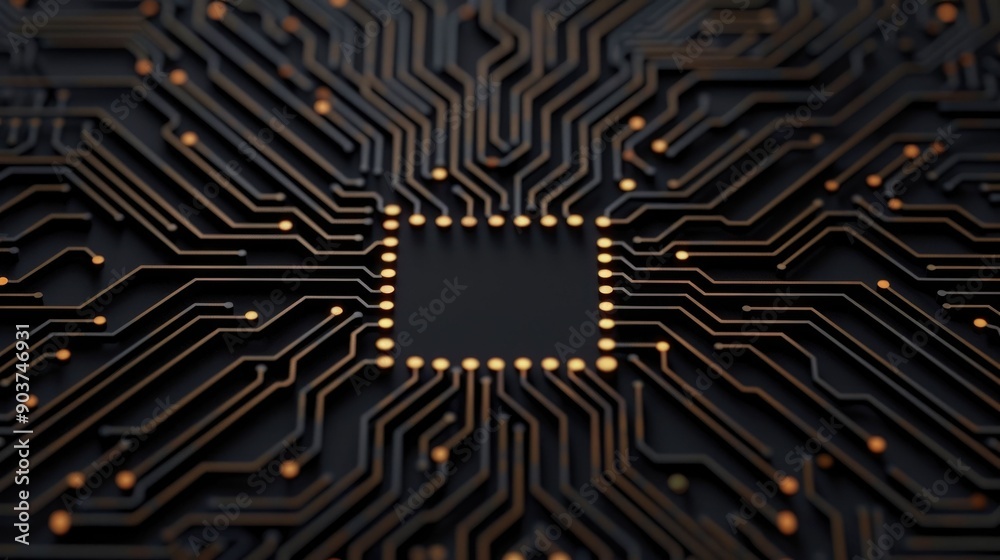 Poster intricate depicting a brain like machine circuit with a complex network of interconnected digital no