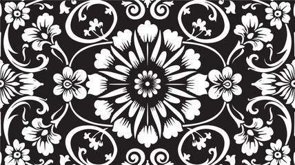 Intricate Hispanic Ornamentation on a Colorful Background
