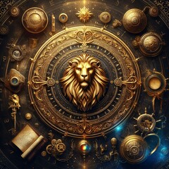 Metal embossed emblem or medal