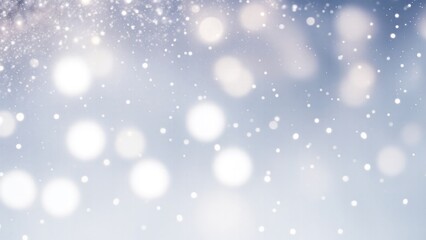 Fototapeta premium New White Bokeh Glowing glitter lights Wallpaper Background