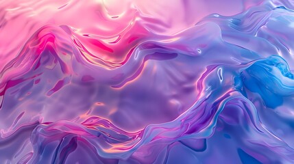 Obraz premium Ethereal Waves of Color: A Mesmerizing Abstract Design