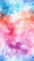 Fototapeta premium a seamless tie-dye pattern rendered in watercolor style