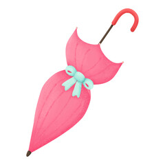 Cute pink umbrella