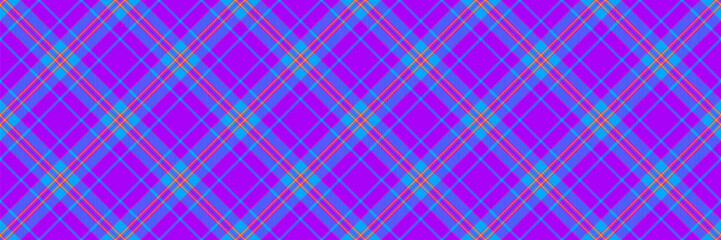 Trend background tartan vector, repetition plaid fabric pattern. Oilcloth textile texture seamless check in bright color.