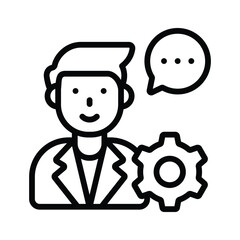 Elevate your consulting management game with our Vector Icon
