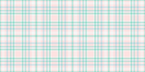 Long pattern check vector, jacket fabric background plaid. Site texture textile seamless tartan in misty rose and white colors.