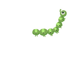 green caterpillar 