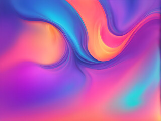 Obraz premium Gradient abstract grain background. Bright color liquid blend. Blurred fluid colorful mix. Modern design template for web covers, ad banners, posters, brochures, flyers.