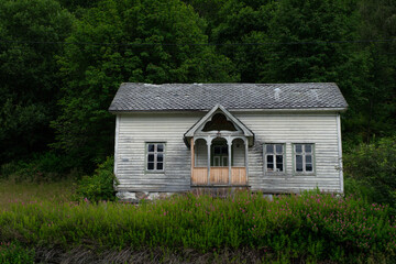 Vecchia casa di legno in Norvegia