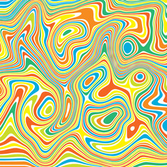 ABSTRACT ILLUSTRATION MARBLED TEXTURE LIQUIFY PSYCHEDELIC PASTEL COLORFUL DESIGN. OPTICAL ILLUSION BACKGROUND VECTOR DESIGN