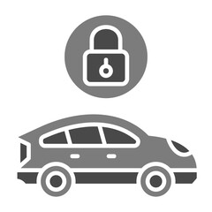 Locked Car Icon