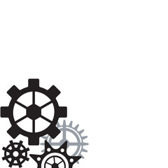 Obraz premium Gear Wheel Corner