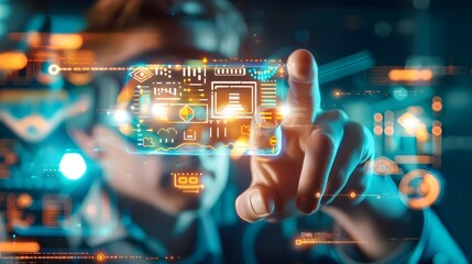 Futuristic Technology Interface.