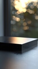 close up of a plate for product display podium