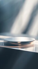 close up of a plate for product display podium