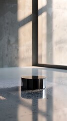 close up of a plate for product display podium