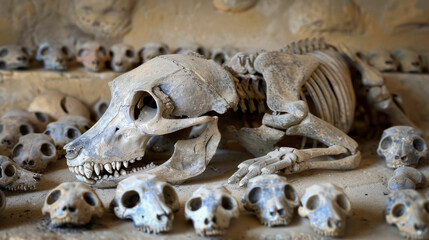 Fototapeta premium Dog skull