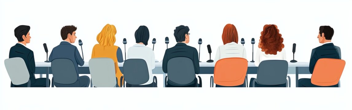 Professional Panel Discussion at Business Event