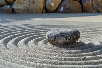 Obraz premium Coastal Sand Dunes and Textured Rock with Gentle Shadows at Sunset