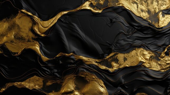 gleam black gold texture