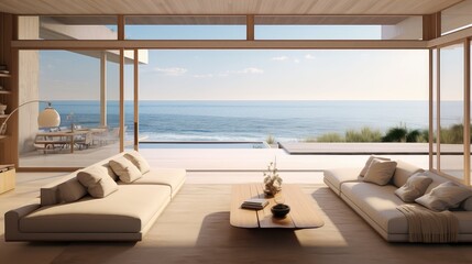 Fototapeta premium windows coastal house