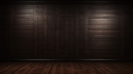 smooth dark wood plank