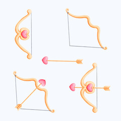 Handpainted Watercolor Arrow Illustration	