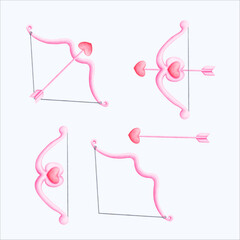 Handpainted Watercolor Arrow Illustration	