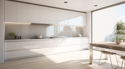 Fototapeta premium appliances white kitchen wall