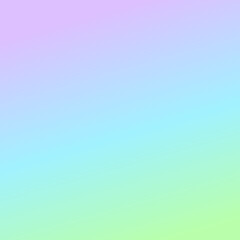 Carré dégradé linéaire pastel trichromatique
