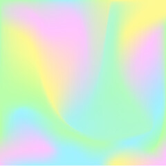 Carré dégradé psychédélique pastel