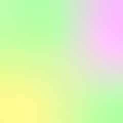 Carré dégradé pastel trichromatique