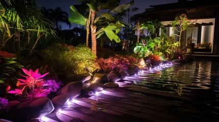outdoor lighting yard