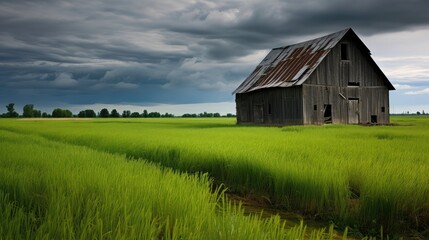 Obraz premium siding dark barn wood