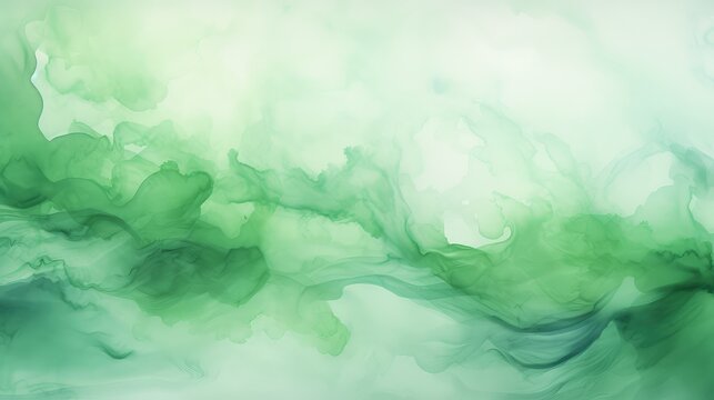 emerald green water color background