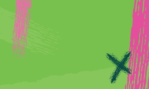 brat love lime green magenta pink grunge pop girl vector abstract background with single grunge kiss