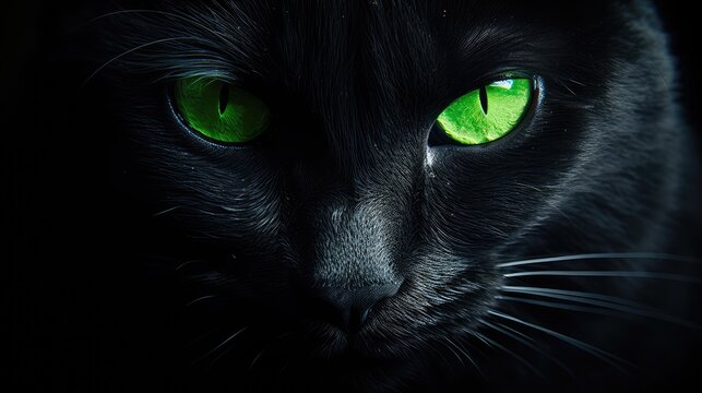 photo green cat eyes