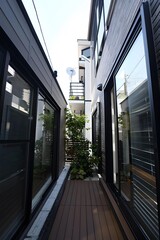 Modern Architecture Design with Wood Decking