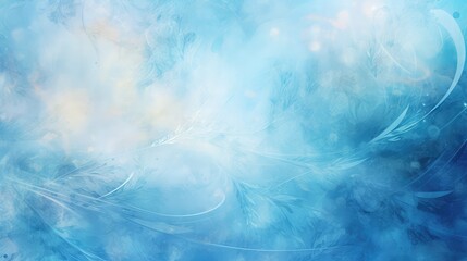 digital blue abstract banner