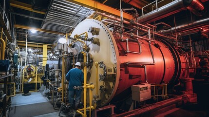 safety oil rig boiler