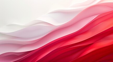 A stunning abstract image featuring fluid waves in shades of red and white, perfect for various design projects.