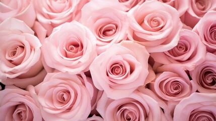 Naklejka premium bouquet blush pink