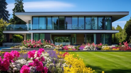 design flowers house