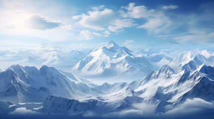 Obraz premium majestic blue header