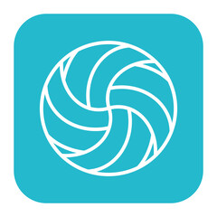 Fototapeta premium Volleyball Icon