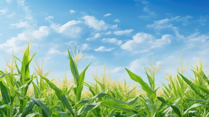 Obraz premium stalks landscape corn background