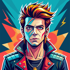 rock punk rock'n'roll musician art